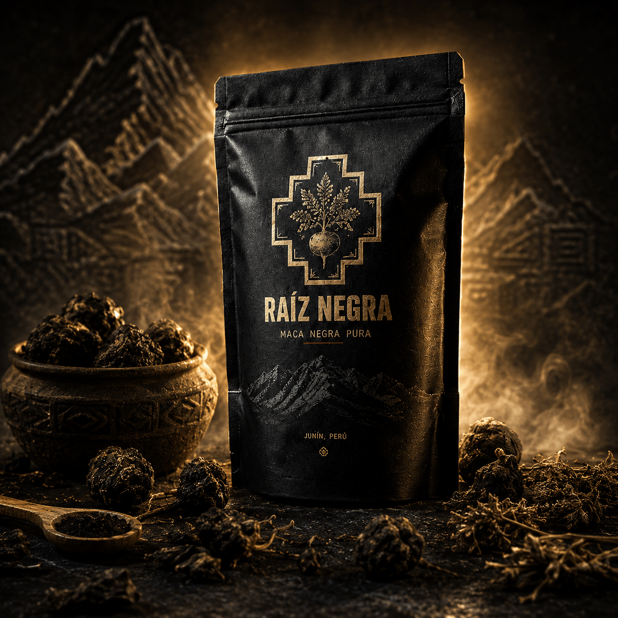 Maca Negra Pura en Polvo · 250 gr - Raiz Negra
