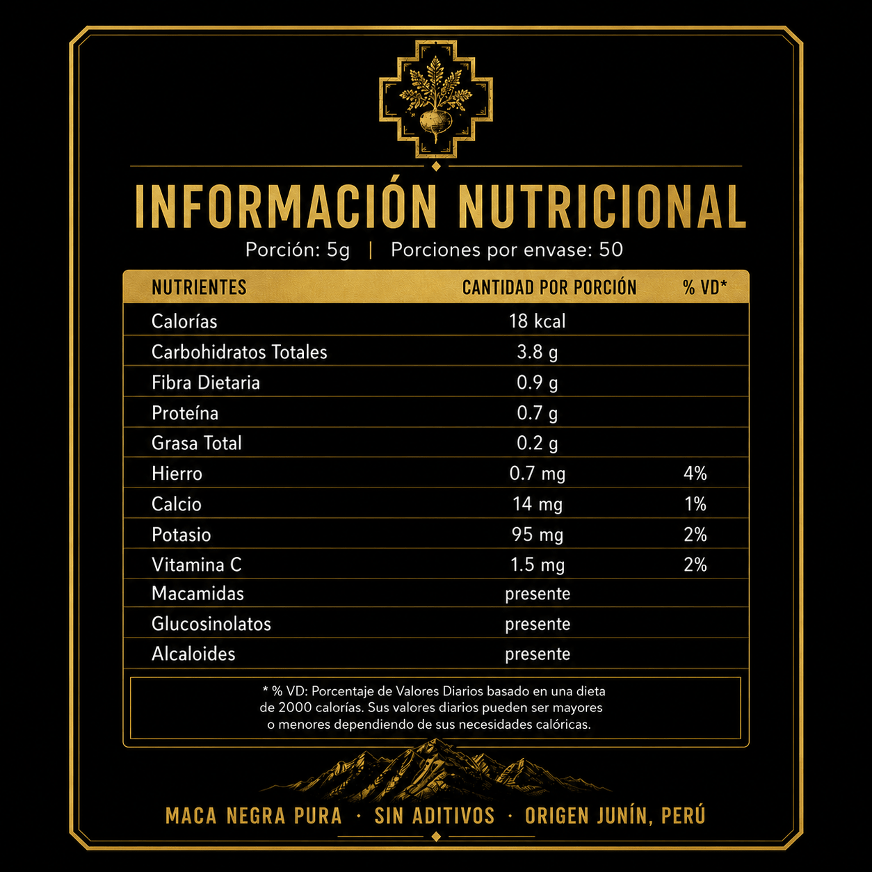 Pack Rendimiento · Maca Negra 250g + Creatina UN 300g - Raiz Negra